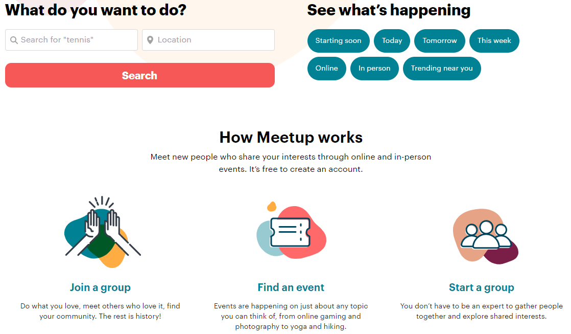 personal trainer networks meetup 