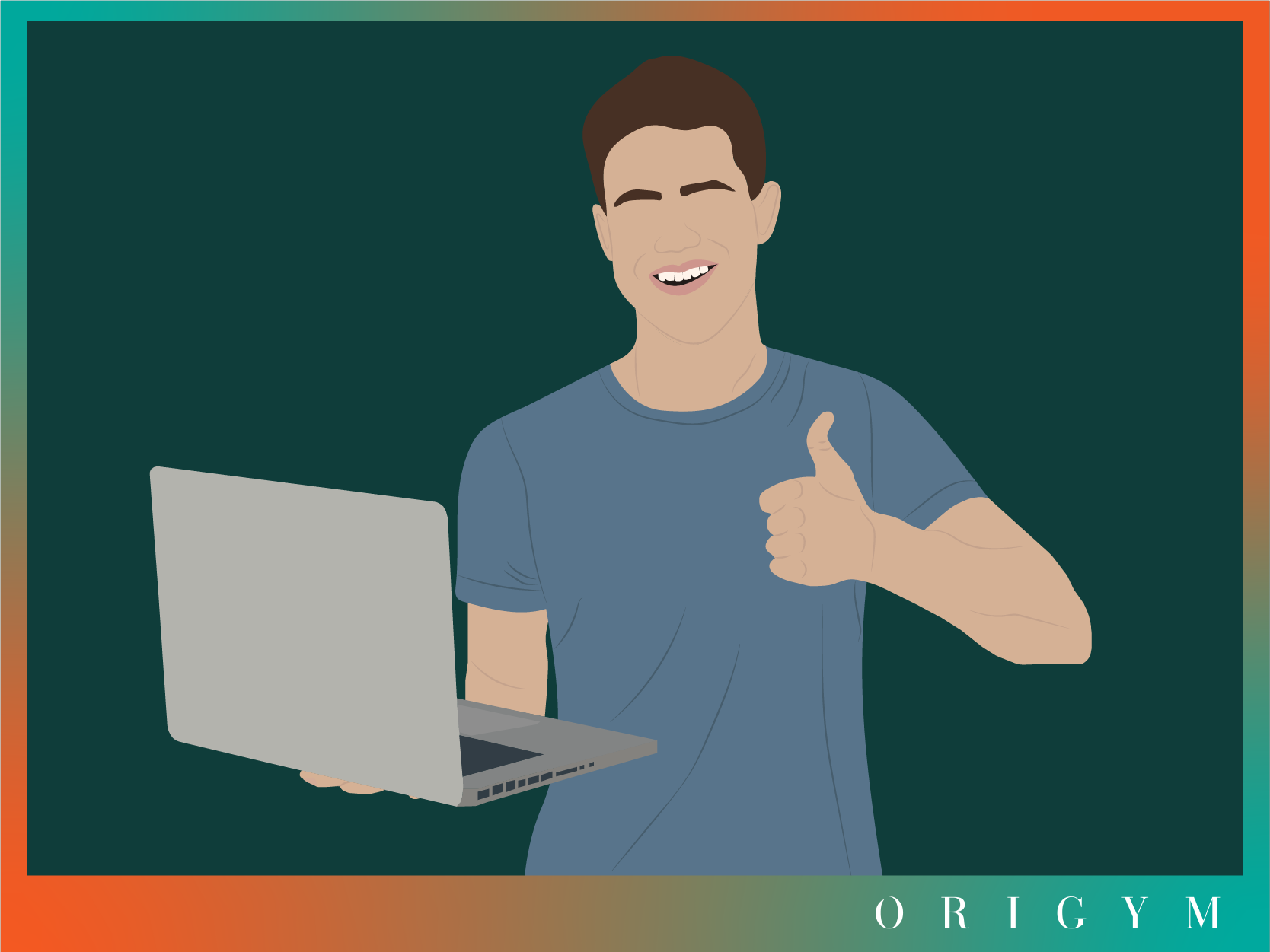 laptop for creating online personal trainer side hustle 