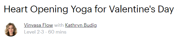 heart yoga theme