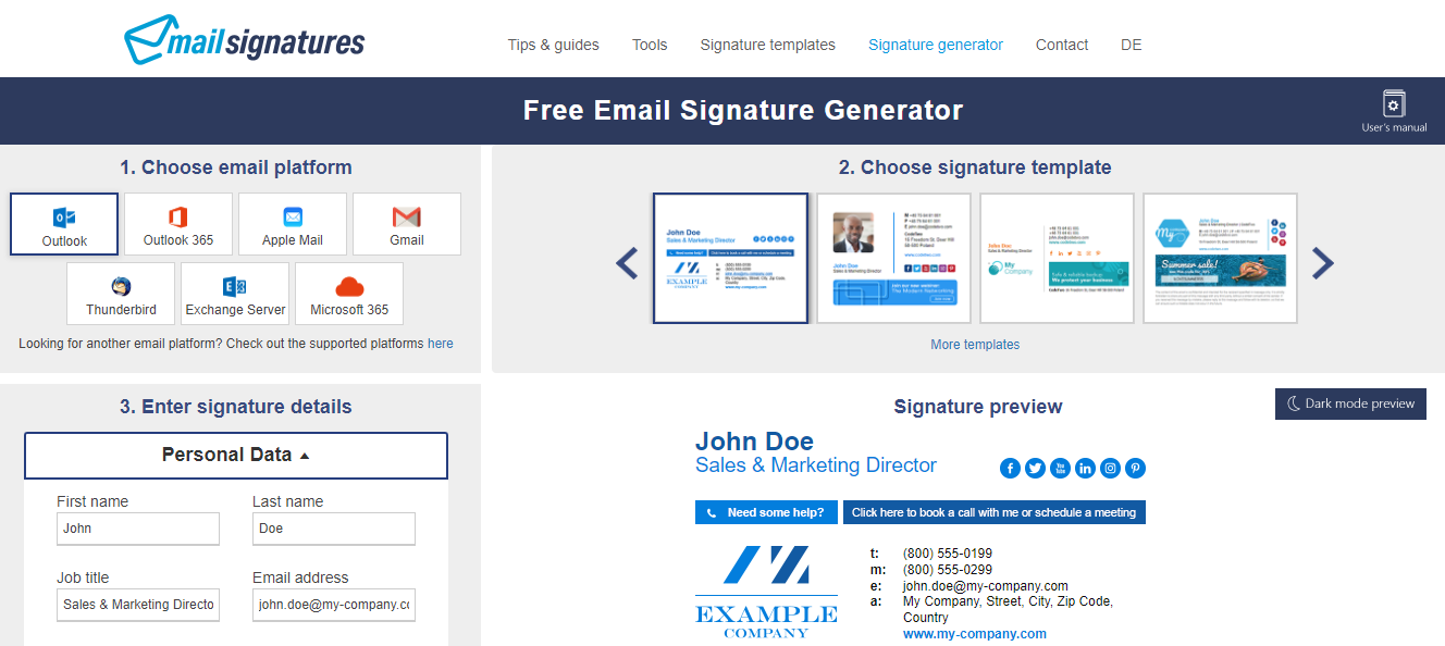 fitness email signatures