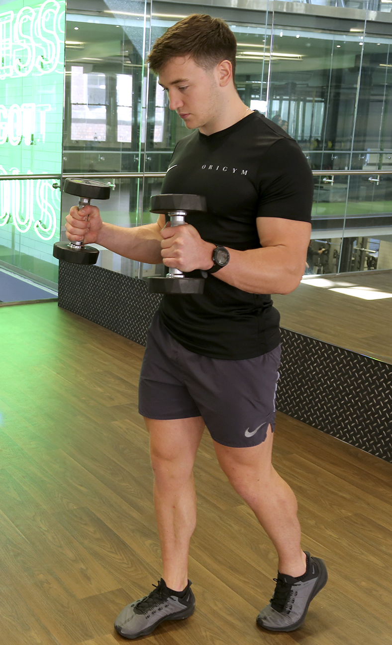 flexed arm carry photograph 