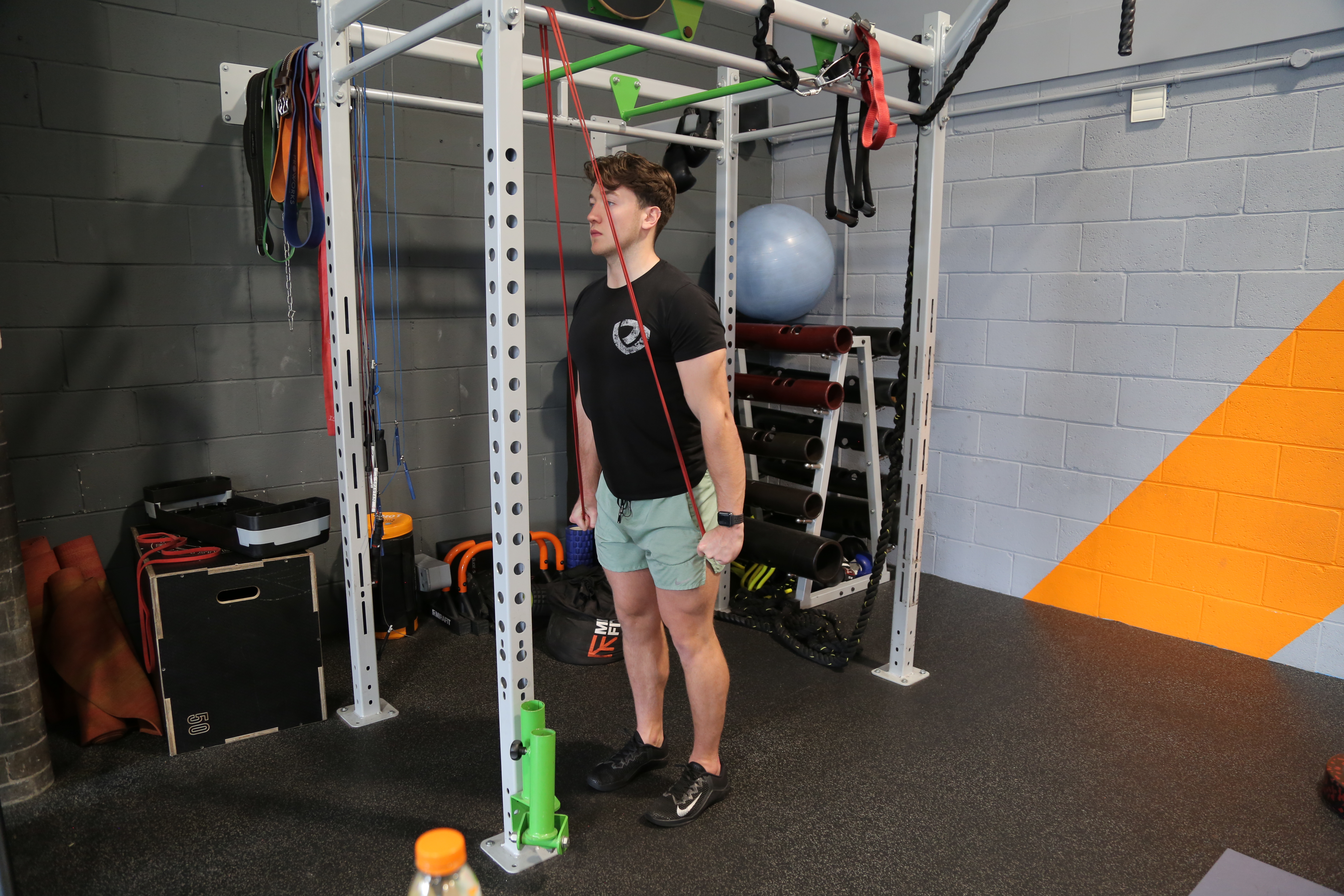 tricep pushdown resistance band