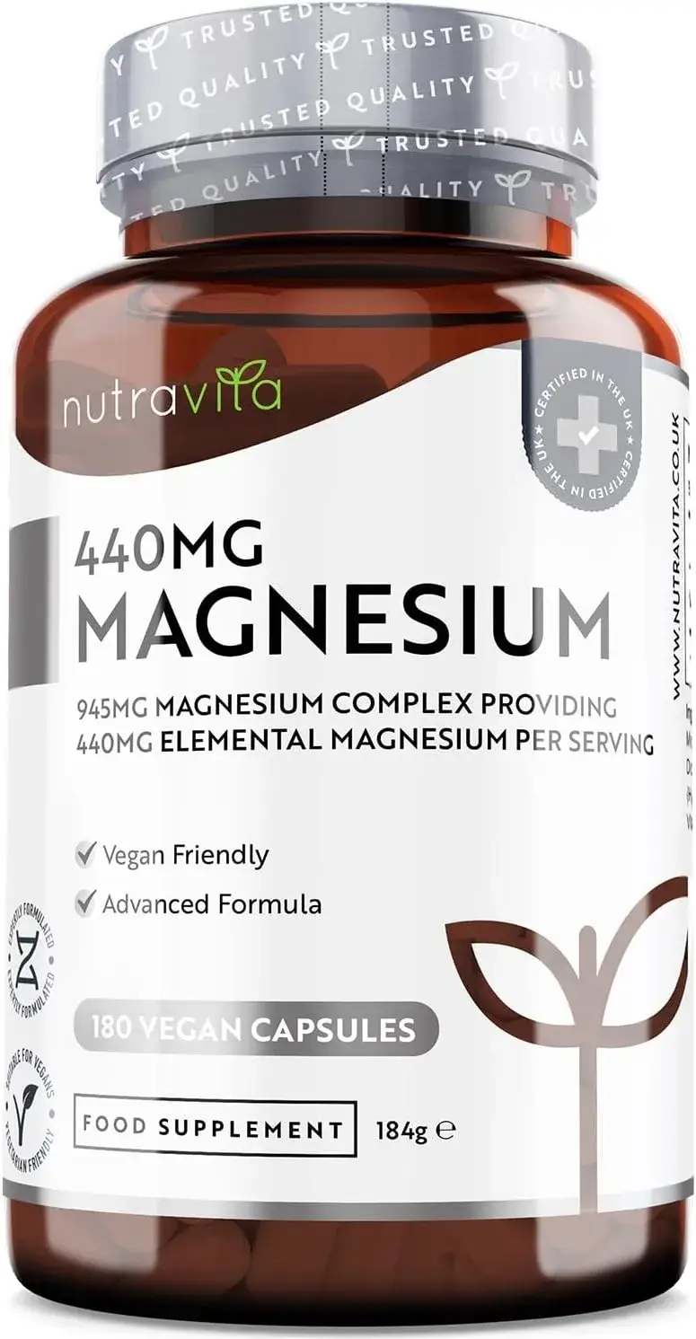 Nutravita Magnesium Vitamins for Energy