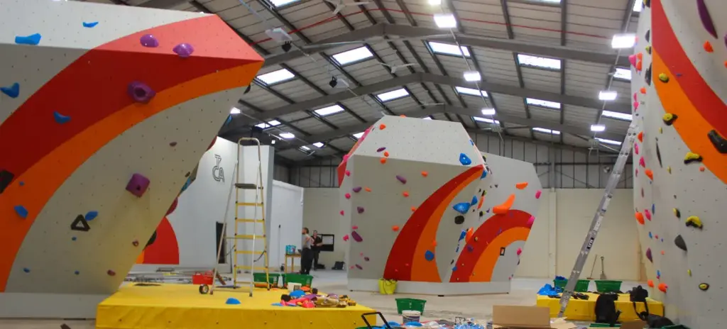 Inside of Climbing Academy Bristol