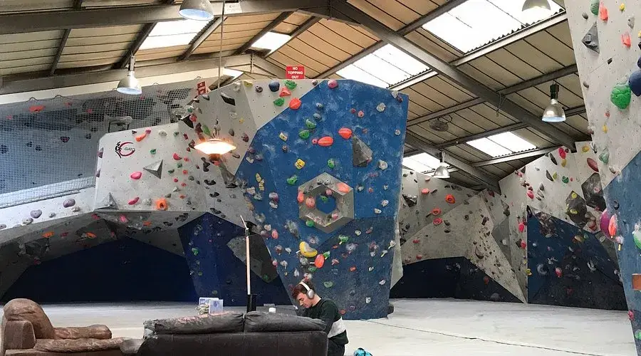 Inside of Colchester Climbing Project