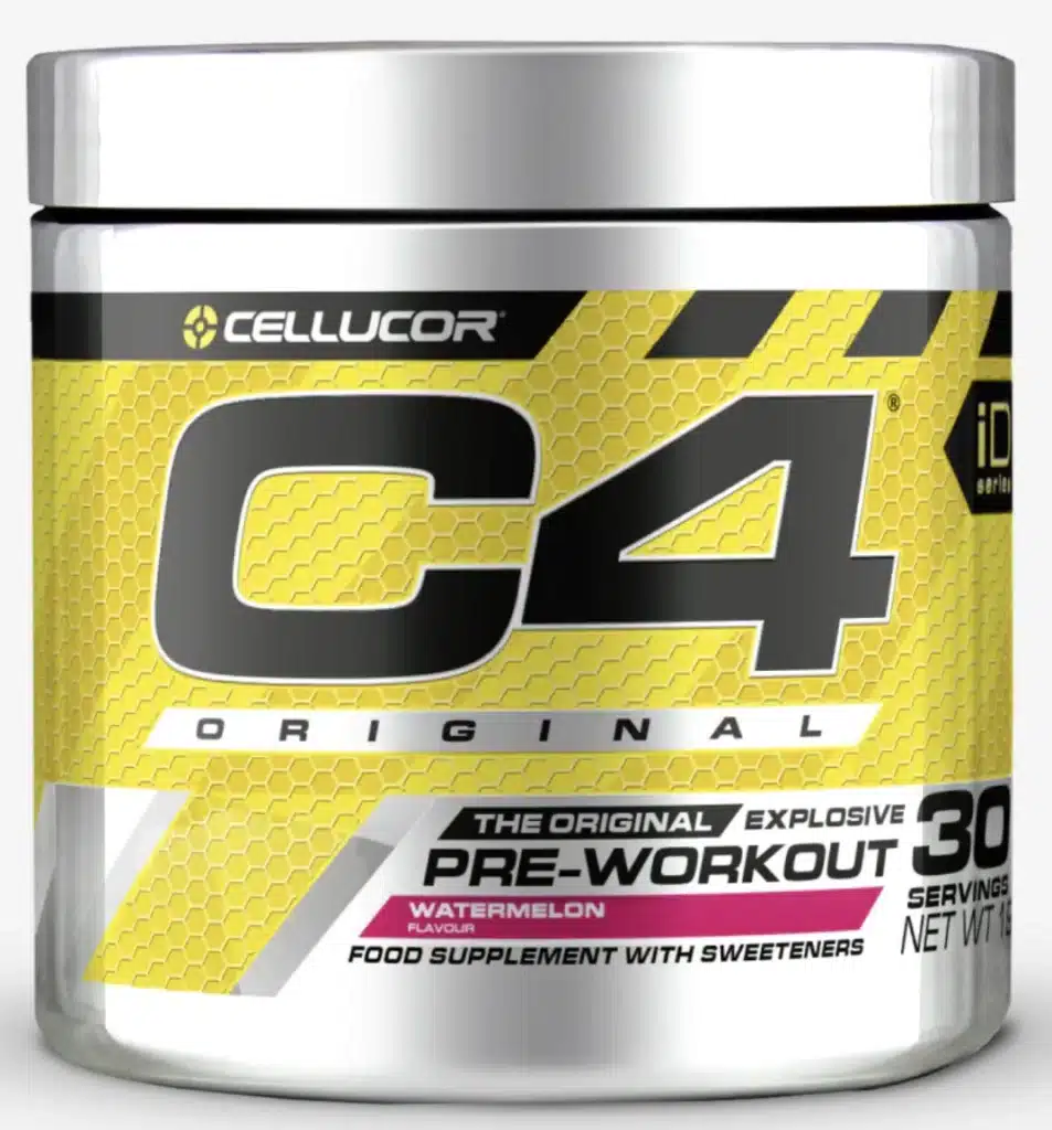 Screenshot of a Tub of C4 Original Pre-Workout Supplement