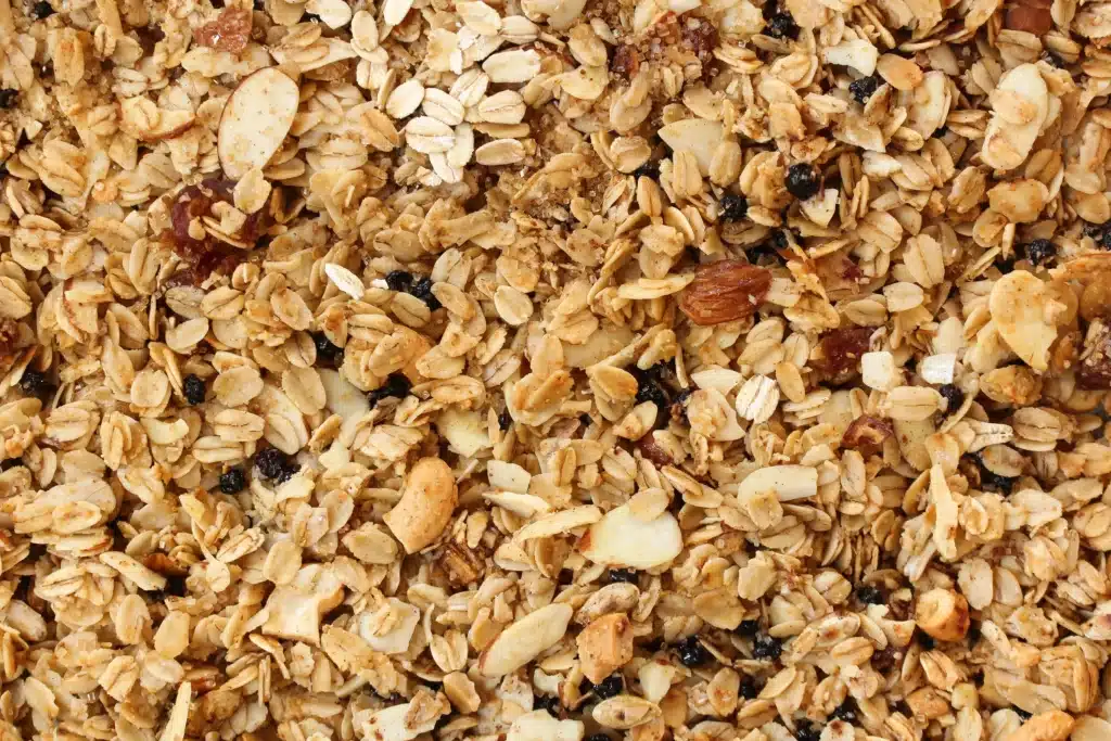 Close Up Image of Assorted Granola