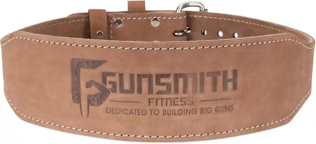Screenshot of the Brown Suede Gunsmith Fitness Weightlifting Belt