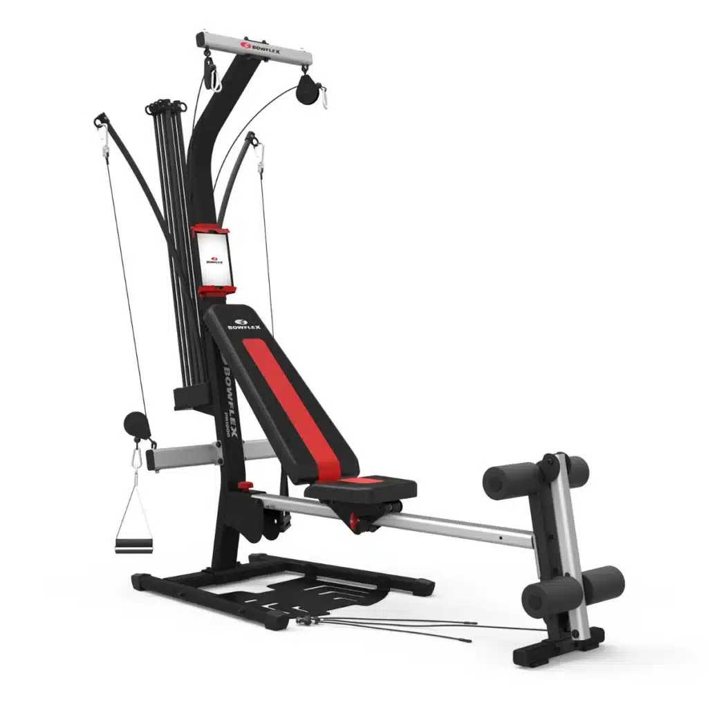 Screenshot of a Bowflex Home Gym Machine
