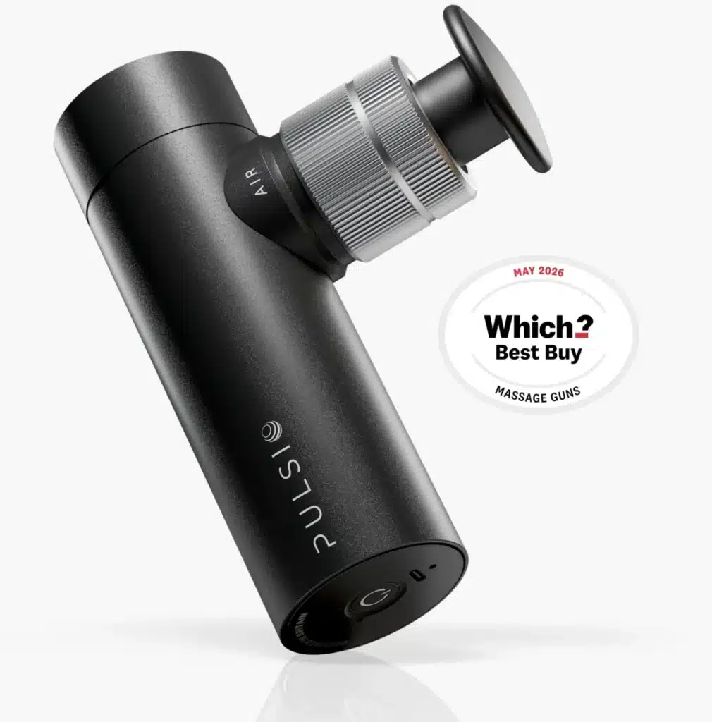 Screenshot of a Black Pulsio Massage Gun