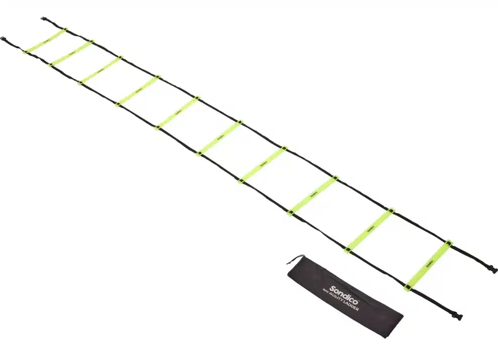 Screenshot of Sondico 4m Agility Ladder Laid Out Against a White Background