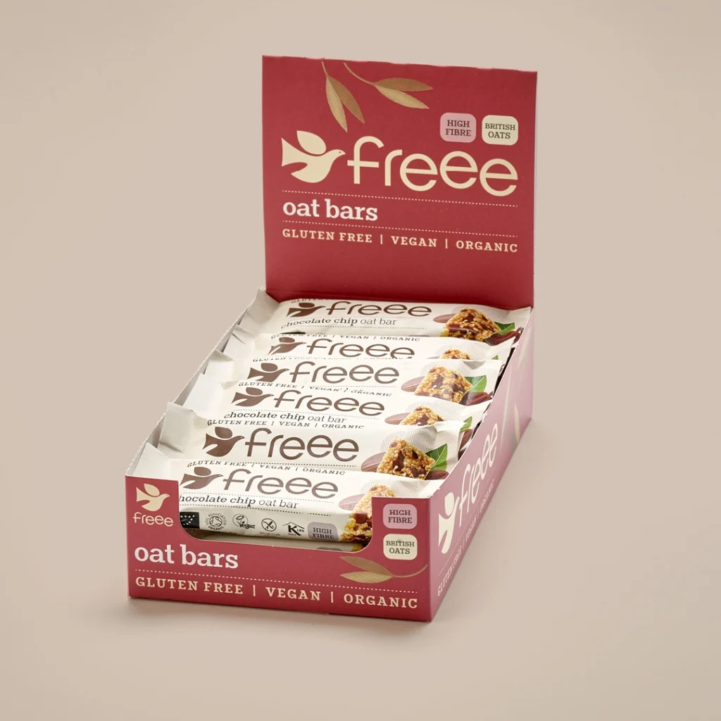 Screenshot Showing a Box of Freee Oat Cereal Bars