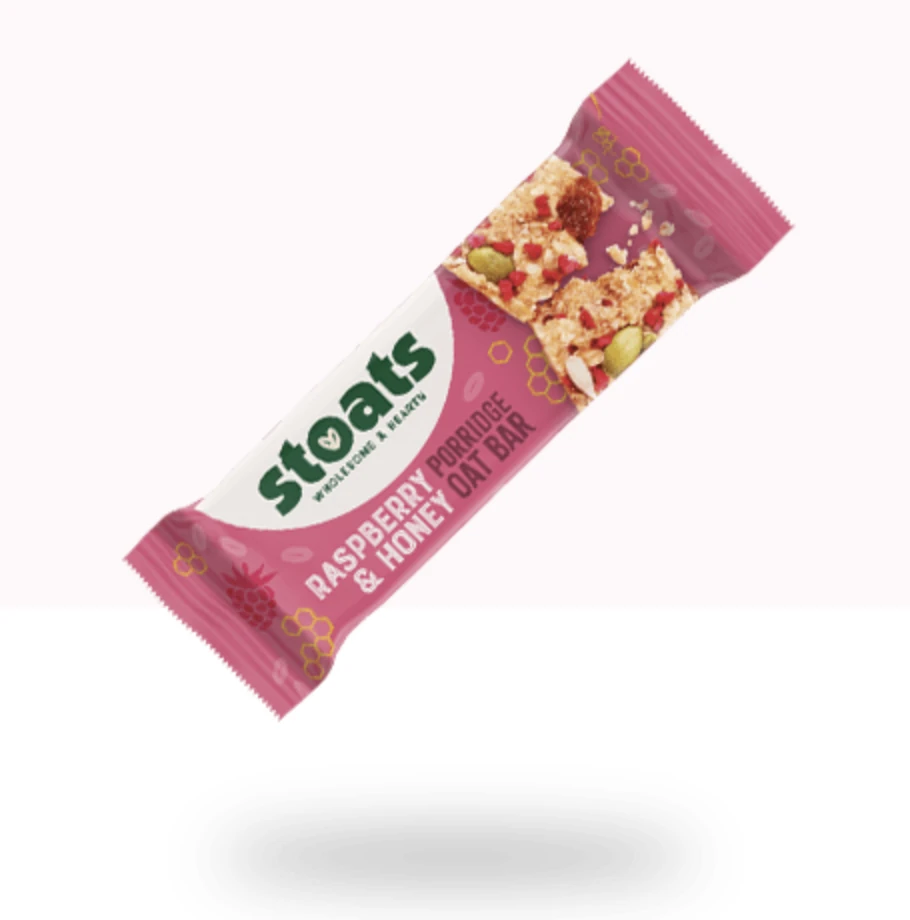 Screenshot Showing a Stoats Raspberry & Honey Cereal Bar